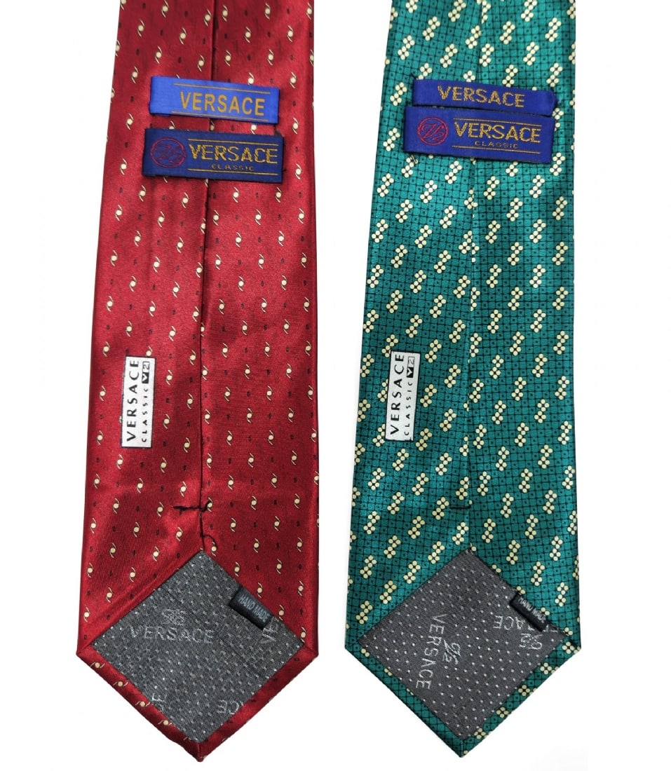 Two Silk Ties by Versace - 3
