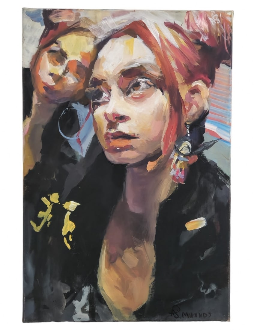 Adam Simmonds - 'Native Impression', Acrylic on Canvas - 2