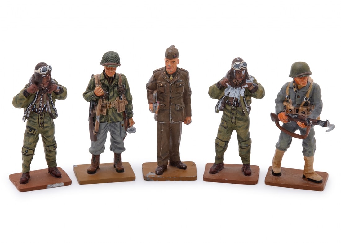 Tin Soldiers: Collection of Five Military Figures, United States, Del Prado (1 of 2)