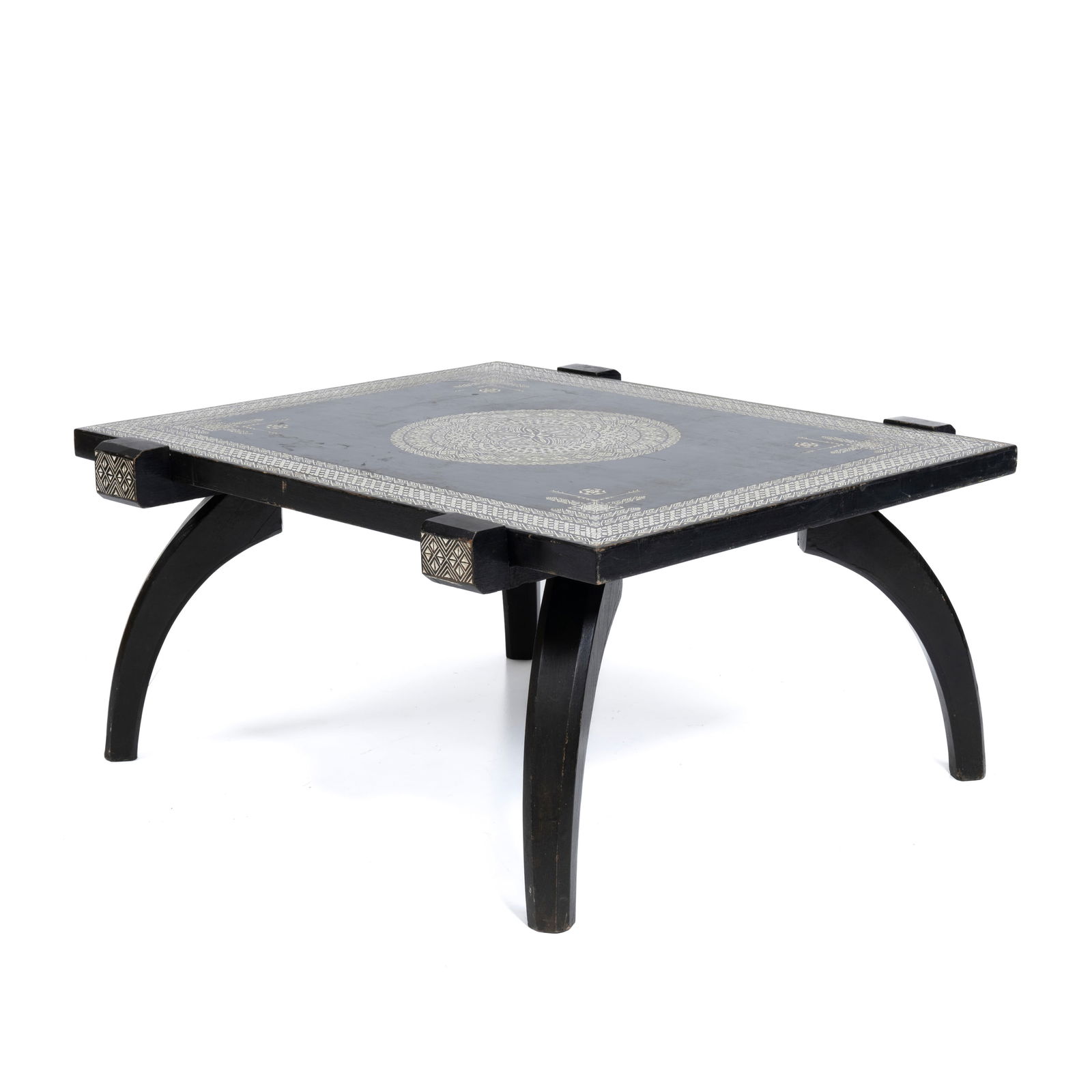 Ettore Zaccari (Cesena 1877 - Milano 1922) Tavolo basso da salotto  Struttura e supporti in legno (1 of 8)