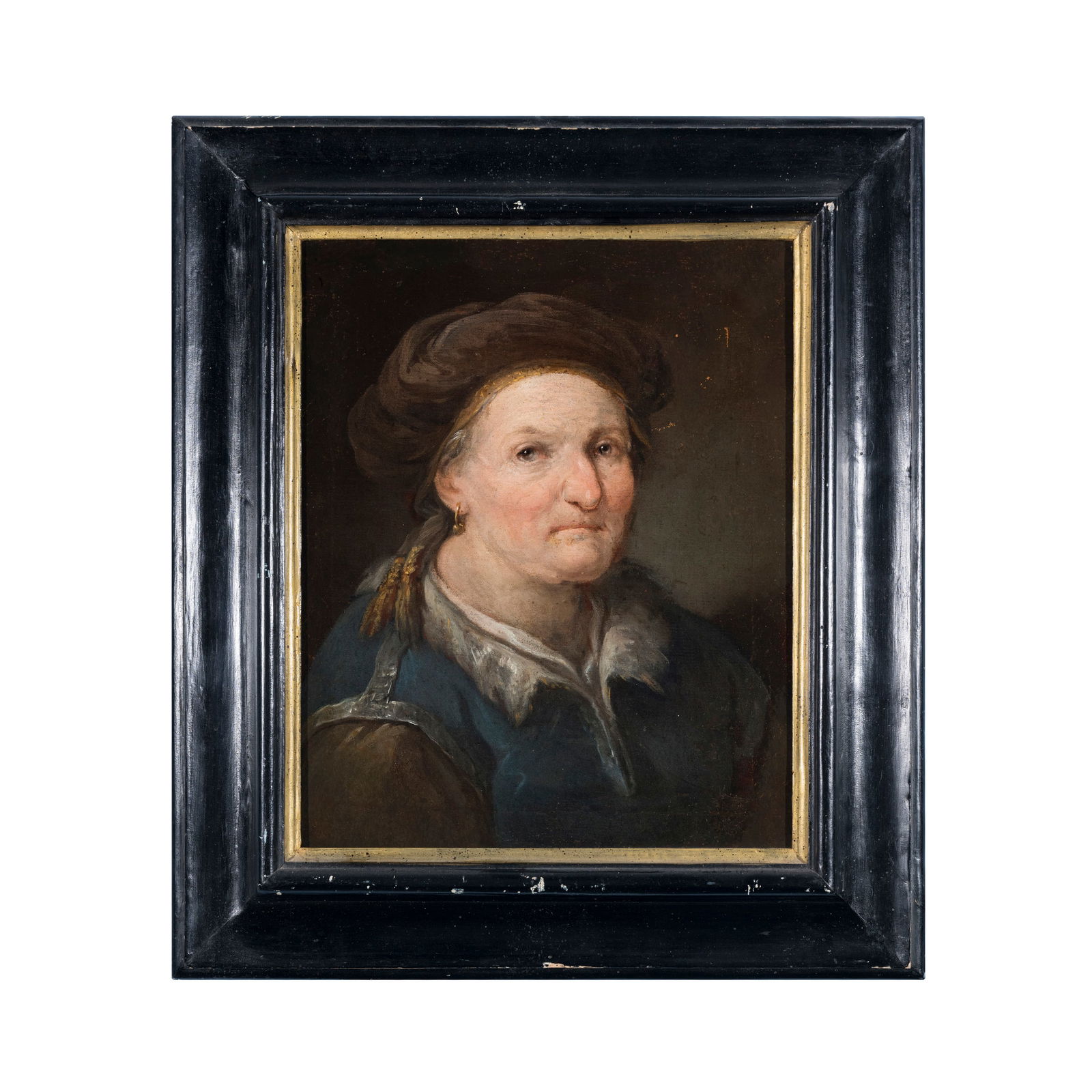 Giuseppe Nogari (Venezia 1699 - 1763): Giuseppe Nogari (Venezia 1699 - 1763) Volto di anziana signora Olio su tela 45,5 x 37 cm La formazione di Giuseppe Nogari avvenne presso Antonio Balestra e in seguito nella bottega di Giambattista Pit