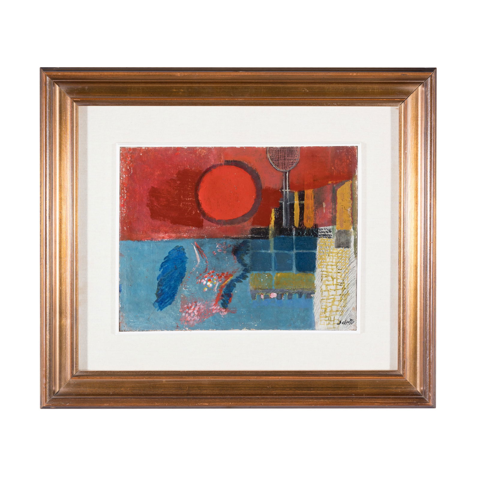 Bruno Saetti (Bologna 1902 - 1984) Paesaggio Olio su tela 34 x 45 cm Firmata in basso a destra e: Bruno Saetti (Bologna 1902 - 1984) Paesaggio Olio su tela 34 x 45 cm Firmata in basso a destra e sul retro. Al retro etichetta della galleria "La Torre" di Milano. Bruno Saetti (Bologna 1902 - 1984) P