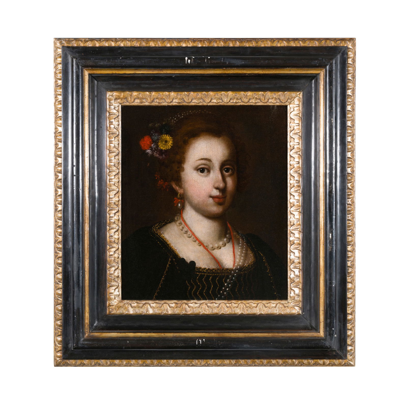 Sofonisba Anguissola (Cremona 1532 - Palermo, 1625) cerchia di: Sofonisba Anguissola (Cremona 1532 - Palermo, 1625) cerchia di Ritratto di ragazza Olio su tela 46 x 40 cm Sofonisba si formò con Bernardino Campi e Bernardino Gatti, dimostrando una riguardevole