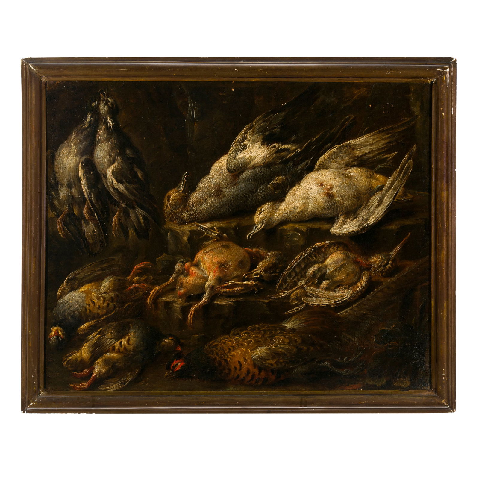 Felice Boselli (Piacenza 1650 - Parma 1732) Natura morta con cacciagione Olio su tela 71 x 87,5 cm (1 of 3)