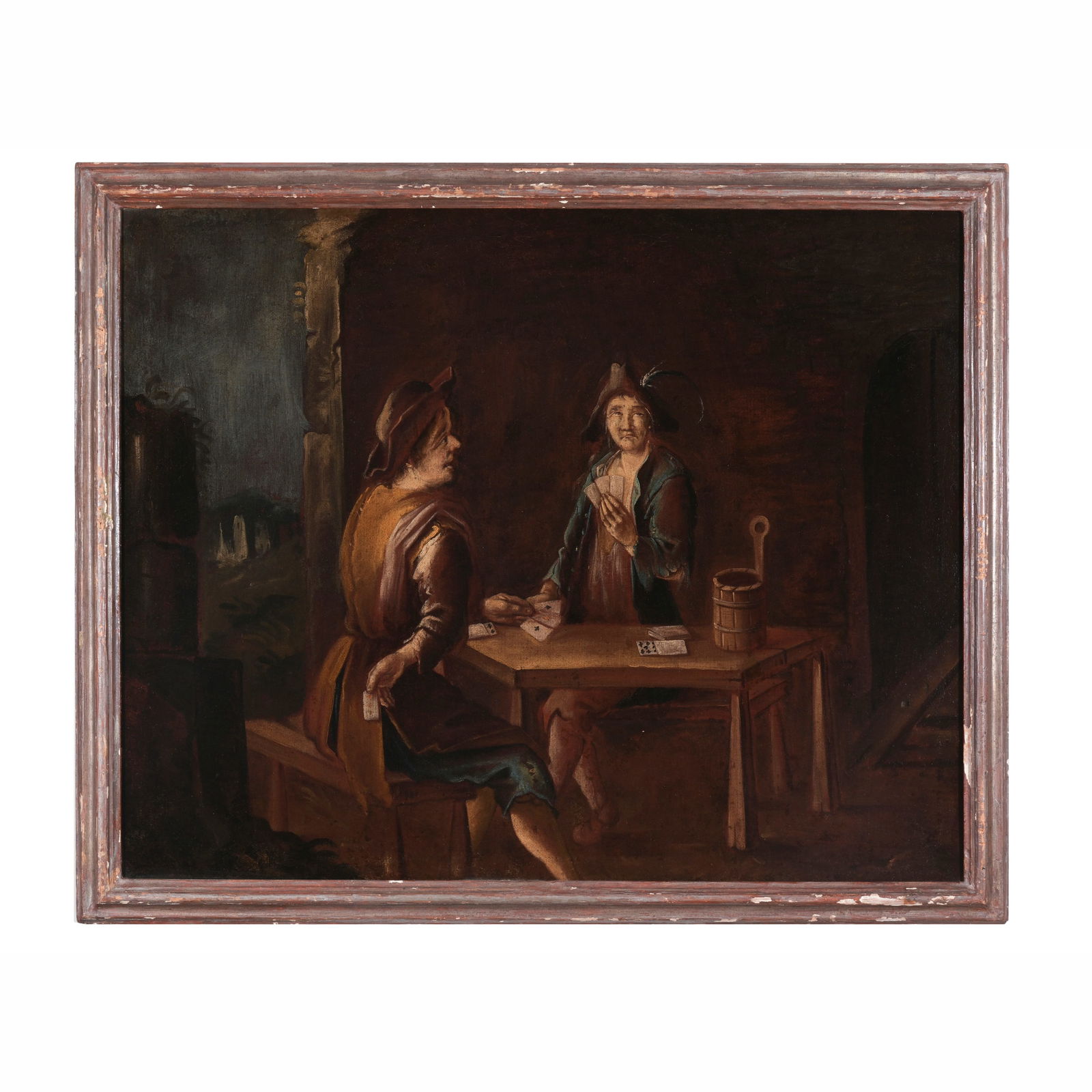 Giacomo Francesco Cipper detto il Todeschini (Feldkirch 1664 - Milano 1736) bottega di Il baro Olio (1 of 3)