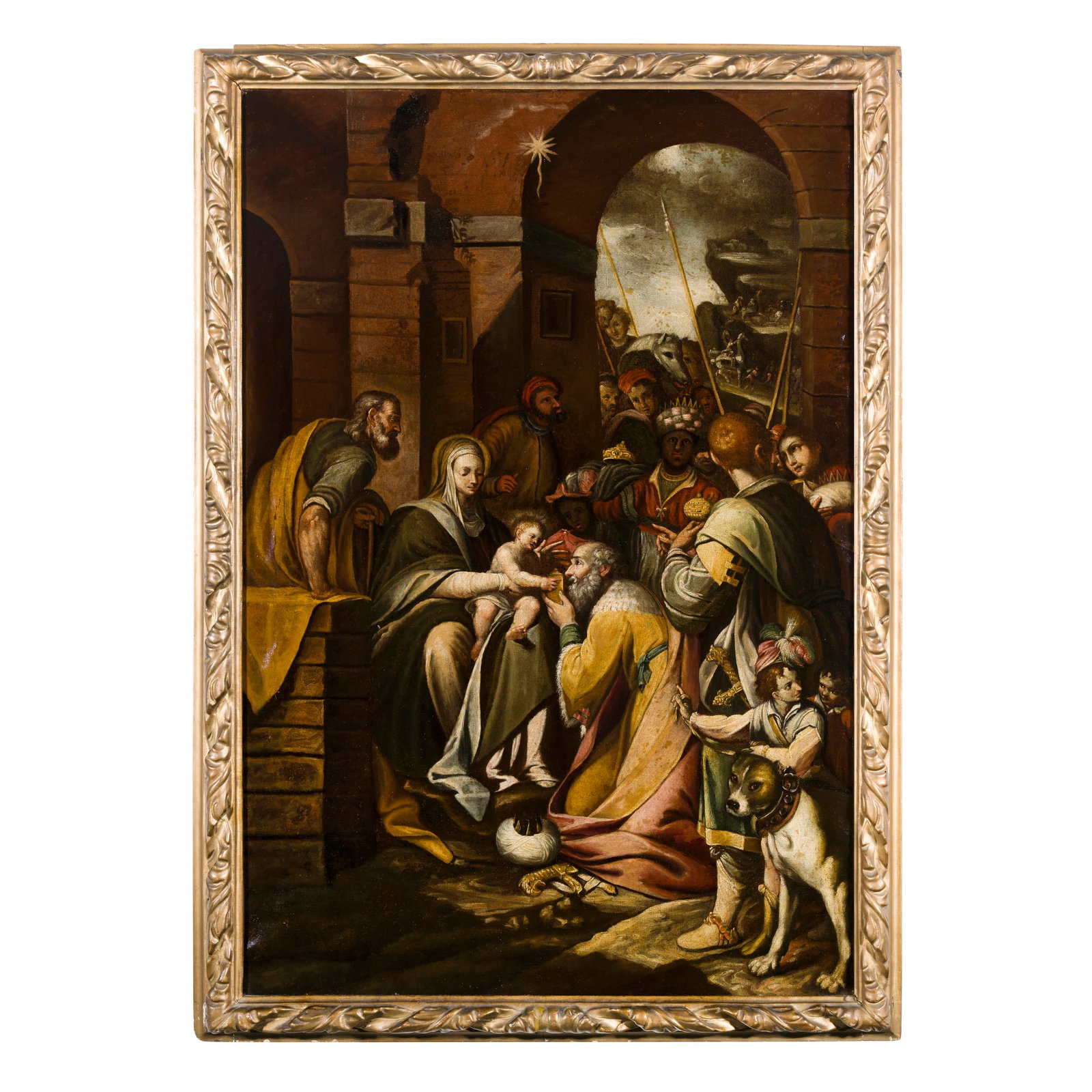 Scuola emiliana del XVII secolo da Camillo Procaccini Adorazione dei Magi Olio su tela 103 x 69 cm (1 of 3)
