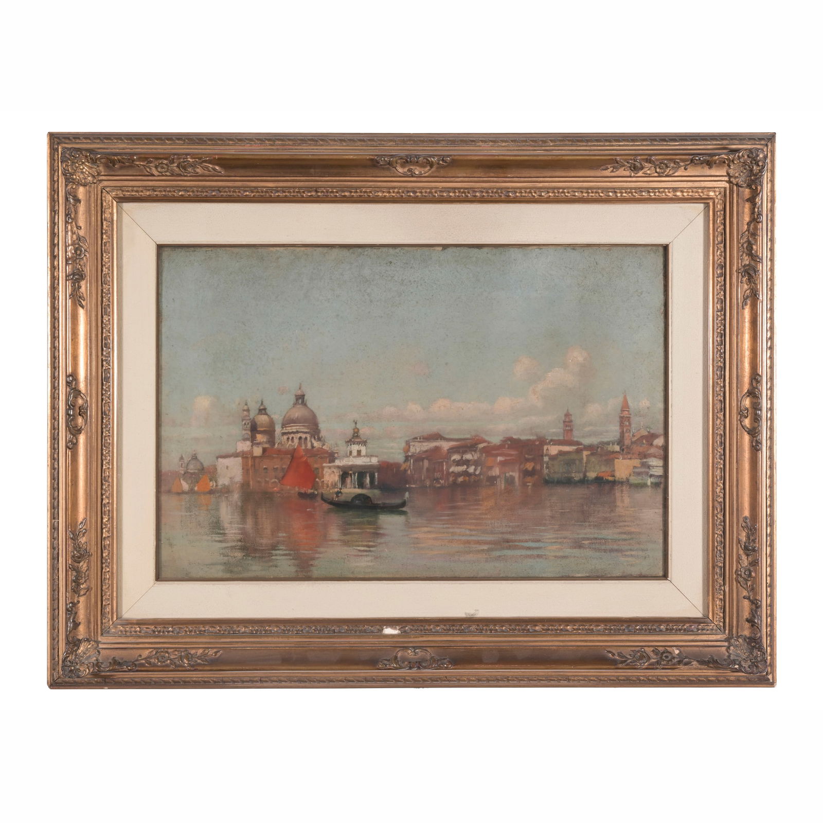 Emanuele Brugnoli (Bologna 1859 - Venezia 1944) Veduta del bacino di San Marco da Punta della (1 of 3)