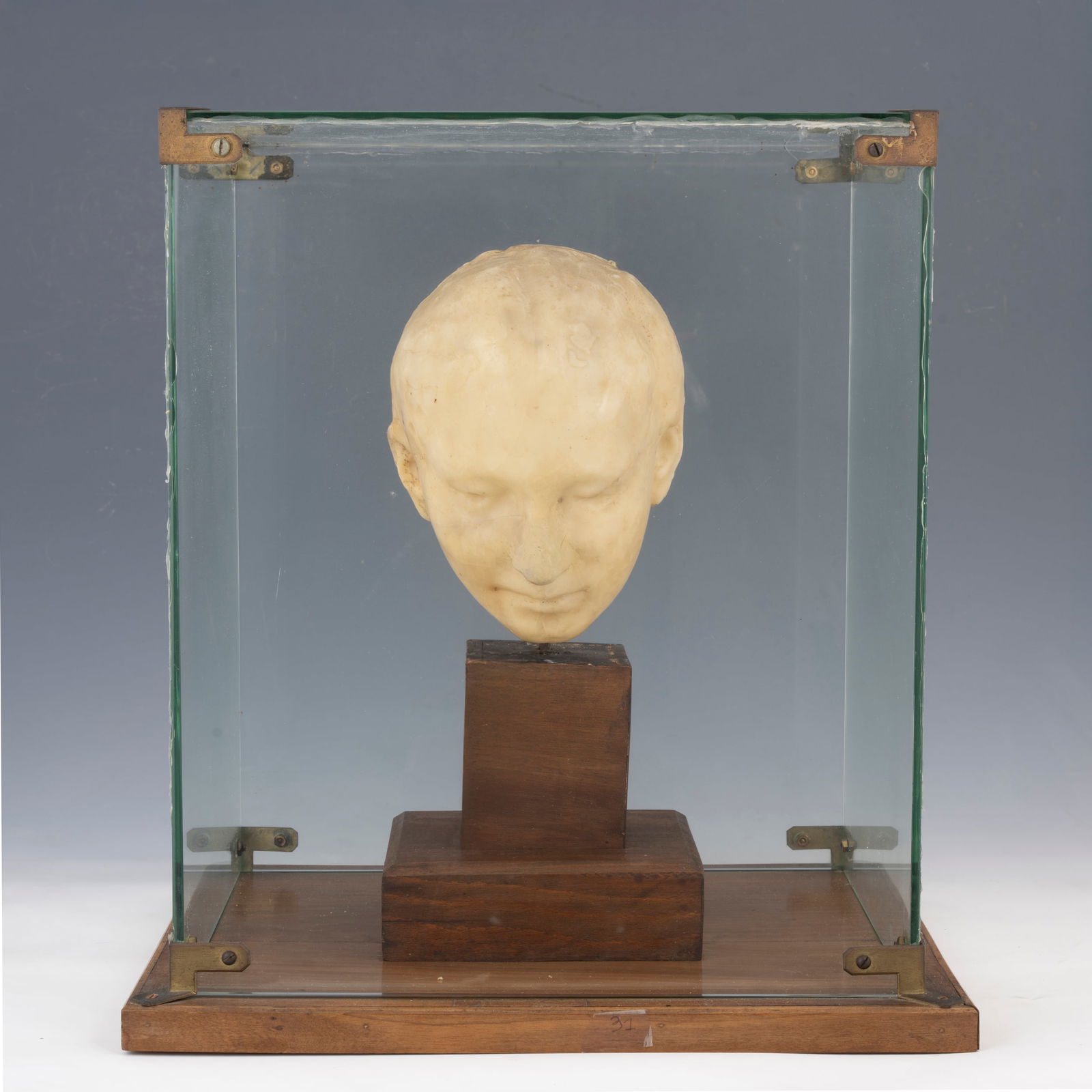 Giacomo Manzù (Bergamo 1908 - Aprilia 1991) Volto di donna, 1938 Cera 19,5 x 12 x 14 cm (1 of 4)