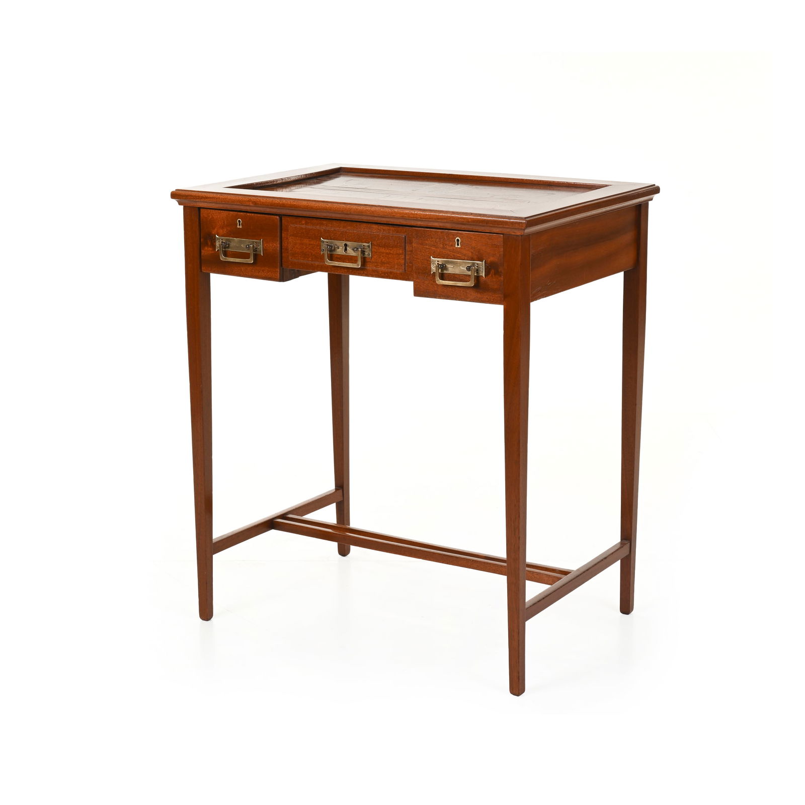 Eugenio Quarti (Villa d'Almè 1867 - Milano 1926) Tavolo alto con cassetti Struttura in legno (1 of 10)