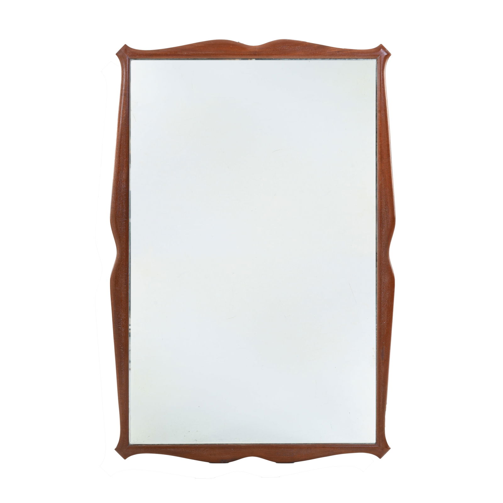 Osvaldo Borsani (Varedo 1911 - Milano 1985) attribuito Specchiera Struttura in legno con profili (1 of 2)