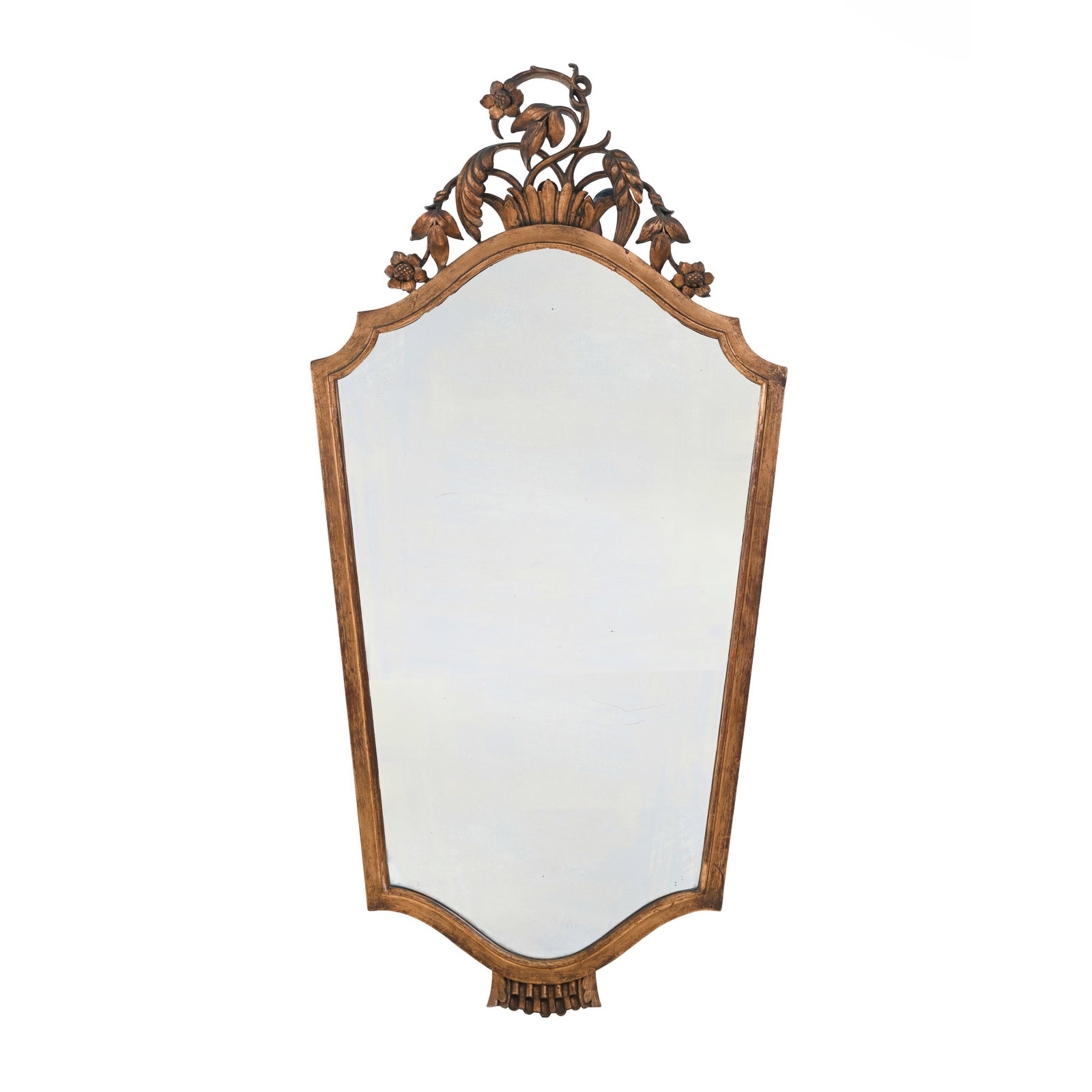 Fratelli Cattaneo Specchiera Legno scolpito e dorato, cristallo molato e specchiato Prod. Fratelli (1 of 3)