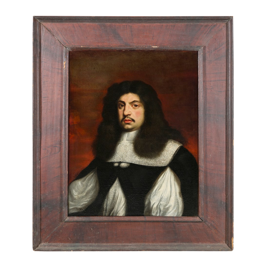 Frans Denys (Anversa 1610 circa - Mantova 1670) attribuito: Frans Denys (Anversa 1610 circa - Mantova 1670) attribuito Ritratto di Ranuccio II Farnese, duca di Parma Olio su tela 74,5 x 49 cm Ranuccio II Farnese, figlio di Odoardo e Margherita de' Medici, fu i