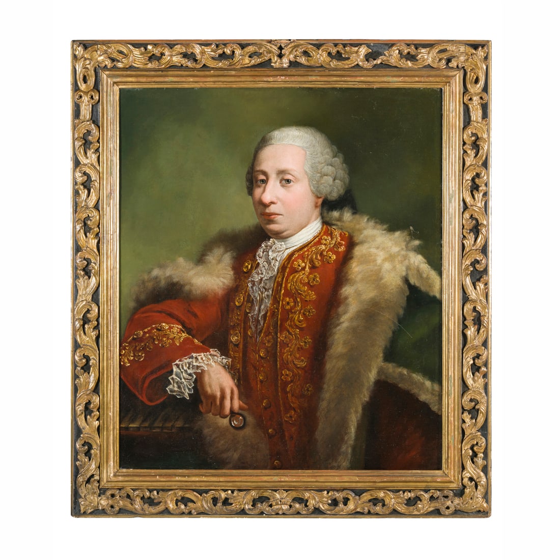 Giovanni Battista Lampi, Il Vecchio (Romeno 1751 - Vienna 1830) cerchia di: Giovanni Battista Lampi, Il Vecchio (Romeno 1751 - Vienna 1830) cerchia di Ritratto di musicista Olio su tela 84 x 71,5 cm L'opera è conservata in un'importante cornice antica Figlio d’arte, Lampi 