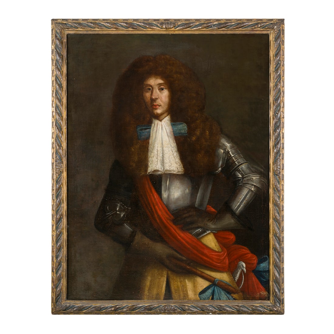 Scuola lombarda del XVII secolo: Scuola lombarda del XVII secolo Ritratto di Ferdinando Carlo di Gonzaga-Nevers (?) Olio su tela 123 x 93 cm Lombard school of the 17th century Portrait of Ferdinando Carlo Gonzaga-Nevers (?) Oil on ca