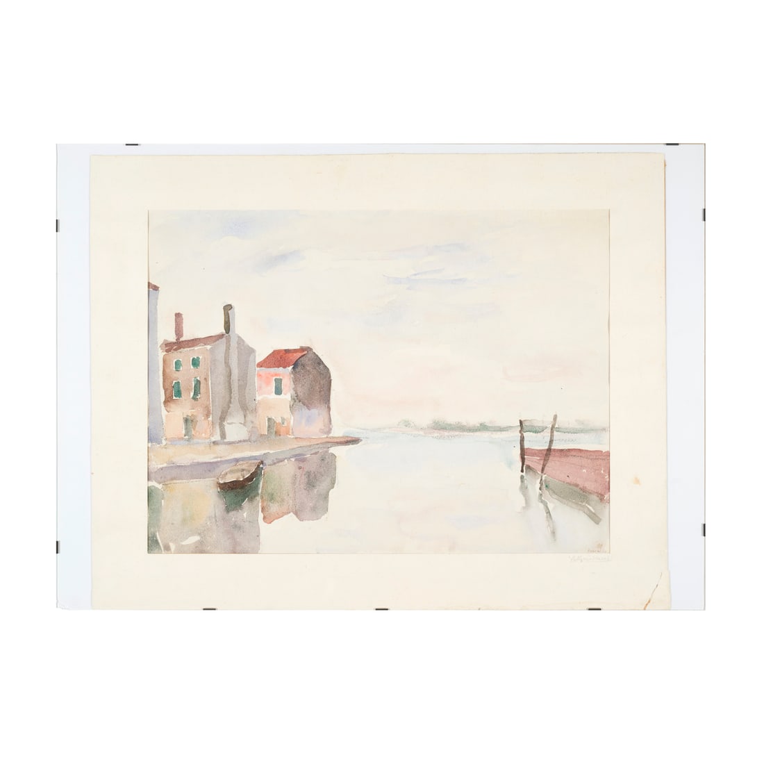 Mario Vellani Marchi (Modena 1895 - Milano 1979): Mario Vellani Marchi (Modena 1895 - Milano 1979) Burano, 1940 Acquerello su carta 36,5 x 49,5 cm Titolo, anno e firma in basso a destra Mario Vellani Marchi (Modena 1895 - Milan 1979) Burano, 1940 Wat