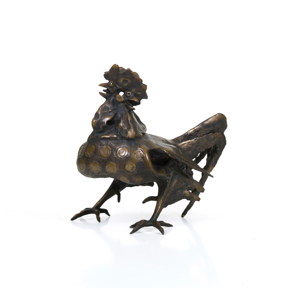 Luciano Minguzzi (Bologna 1911 - Milano 2004): Luciano Minguzzi (Bologna 1911 - Milano 2004) Gallo Bronzo 44 x 47 x 37 cm Esemplare n. 37/1500 L'opera è corredata dalla garanzia della Galleria d'Arte Cortina - Cavour di Milano Luciano Minguzzi (B
