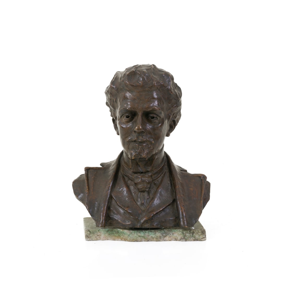Arturo Martini (Treviso 1889 - Milano 1947): Arturo Martini (Treviso 1889 - Milano 1947) Busto di Emilio Ventura Bronzo h 52 cm Firmato Arturo Martini (Treviso 1889 - Milan 1947) Bust of Emilio Ventura Bronze h 52 cm Signed