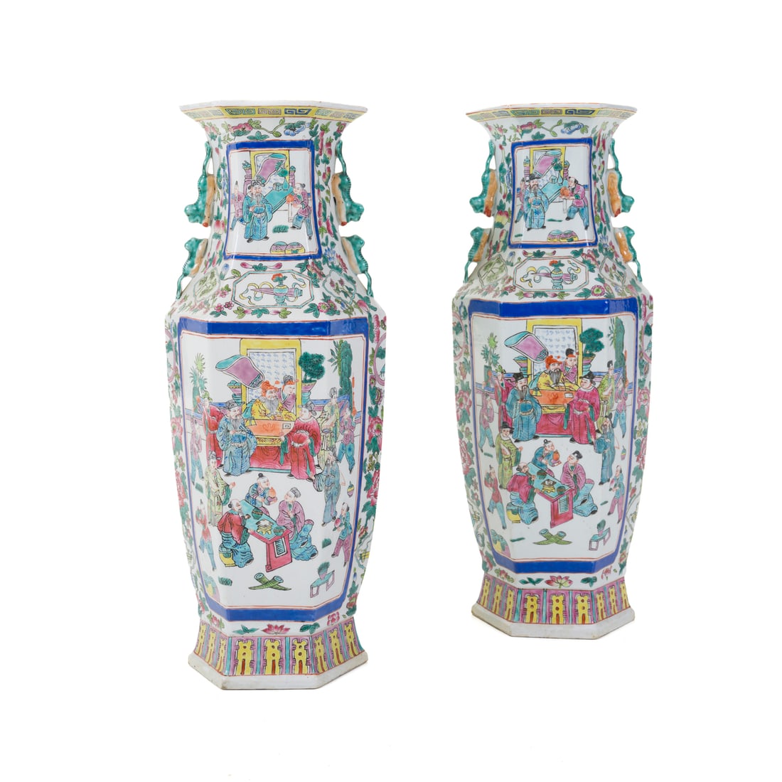 Coppia di vasi, Cina, XIX secolo (1 of 6)