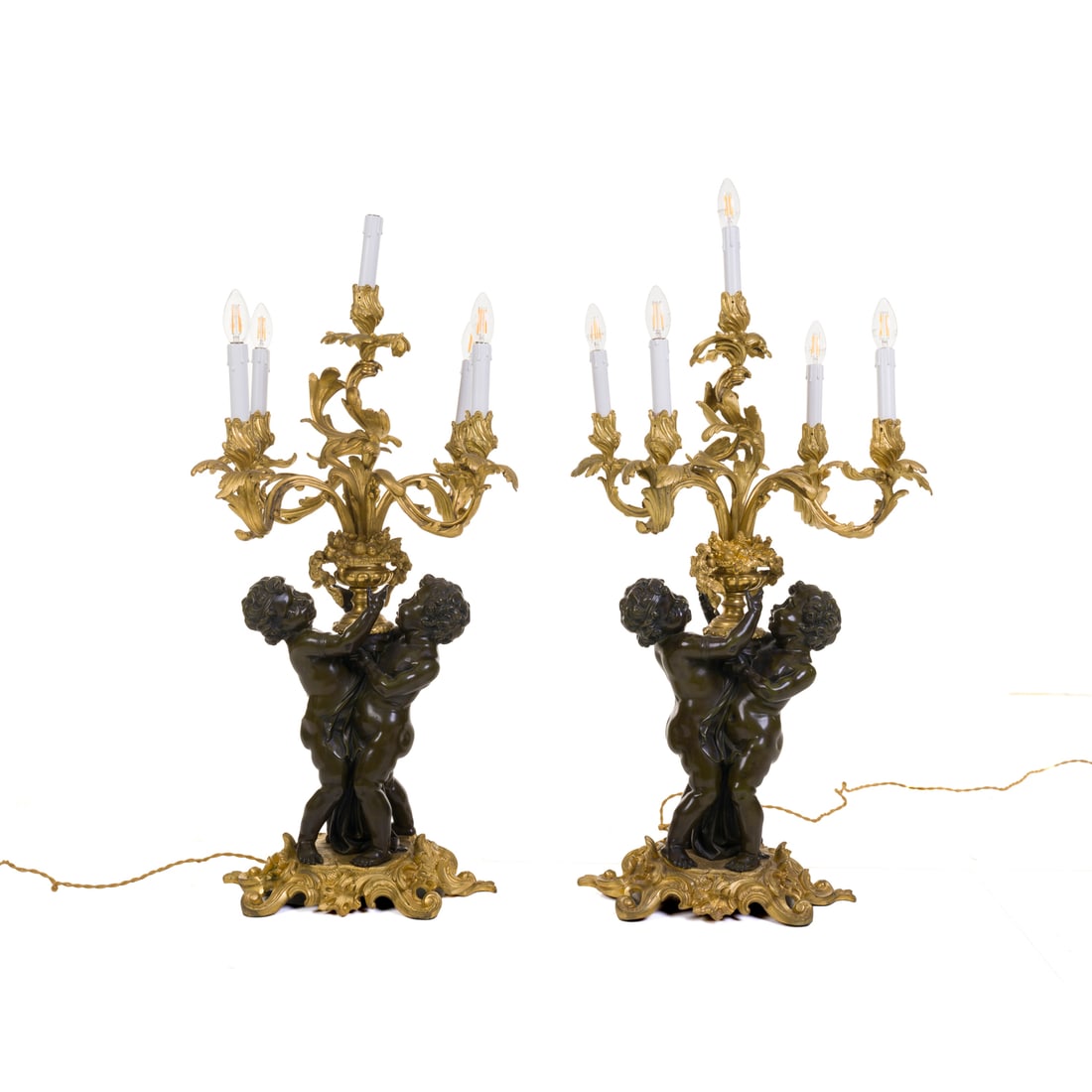 Coppia di candelabri, Francia, XIX secolo (1 of 9)
