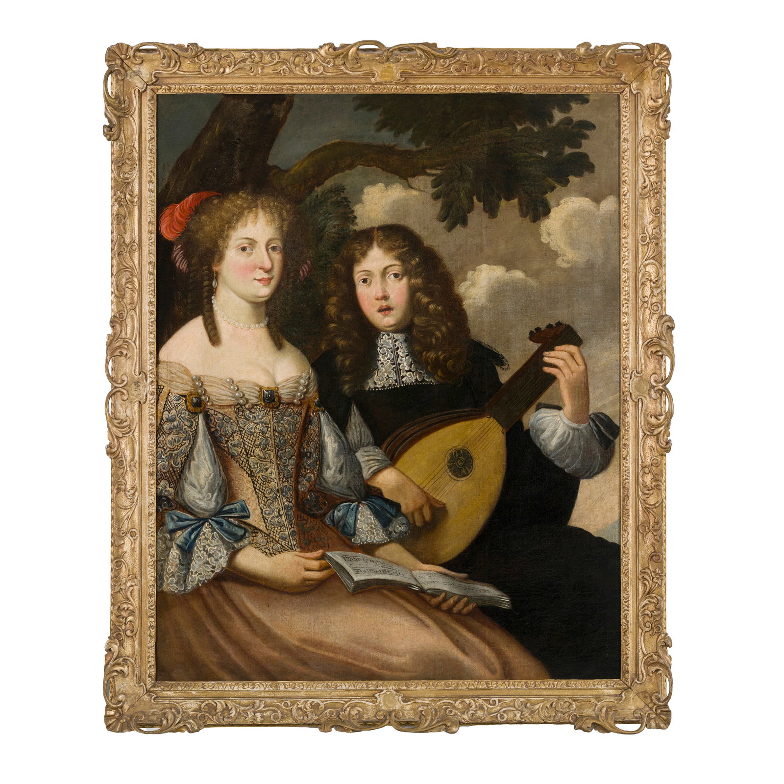 Constantin Netscher (L'Aia 1668 - 1723) bottega/cerchia di (1 of 3)