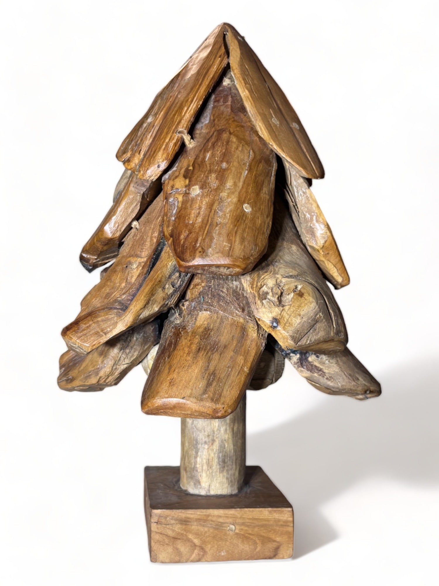 Driftwood Teak Holiday Christmas tree possibly by VivaTerra: Driftwood Teak Holiday Christmas tree possibly by VivaTerra *In-house domestic shipping for this item: $28.95