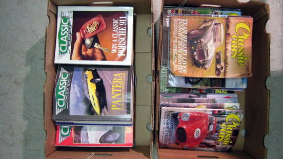 Quantity of Unbound Magazines: To include 52 issues of Thoroughbred and Classic Cars, dating from 1979 - 1988, plus 40 issues of Classic & Sportscar dating from 1982 - 1988. All appearing to be in good clean condition throughout.