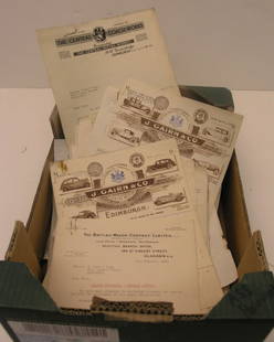 Assorted Paperwork: Includes a quantity of letters sent from the Austin Motor Company & others in the motor industry, on appropriate letter headed paper. Interesting selection, good condition. (Qty)