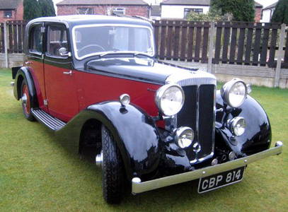 3022: 1936 DAIMLER LIGHT TWENTY SPORTS SALOON