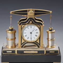 Guilmet French Industrial Automaton Beam Engine Clock