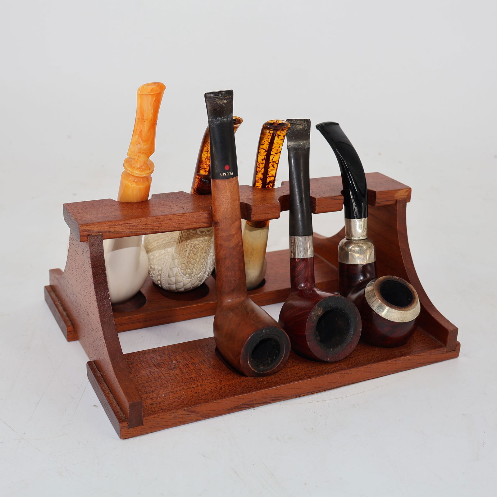 6pc Smoking Pipes With Stand (1 of 4)