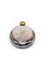 Vintage 3 oz Jameson Irish Whiskey Limited Edition Chromed Round Estate Flask with Brass Cap