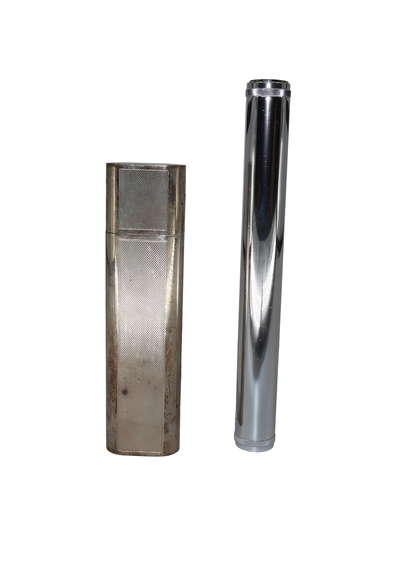 2pc Silver Cigar Holders (1 of 4)