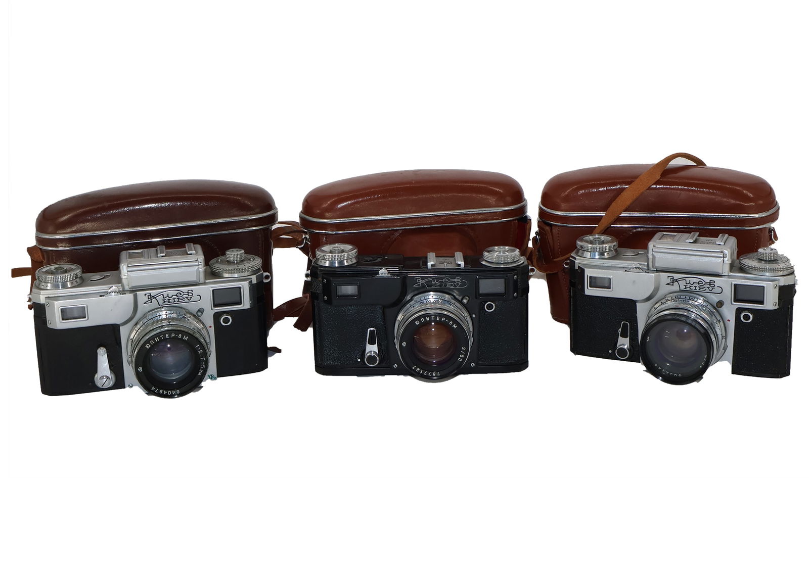 3pc Vintage Soviet Cameras (1 of 4)