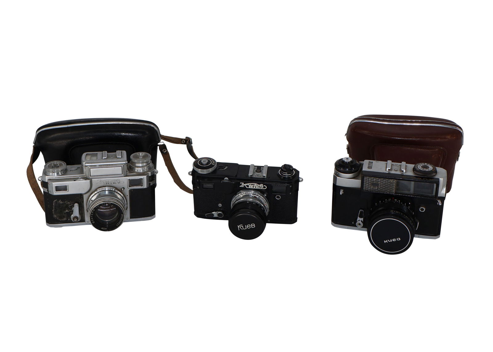 3pc Vintage Soviet Cameras (1 of 4)