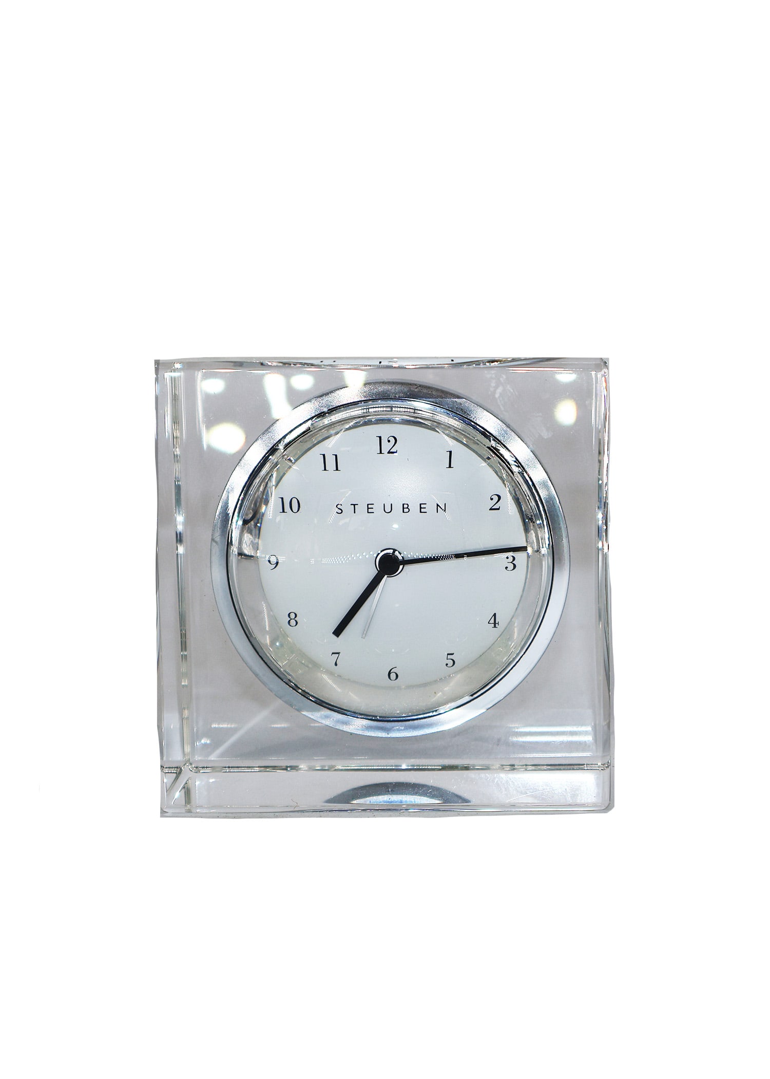 Steuben Crystal Desk Clock (1 of 2)
