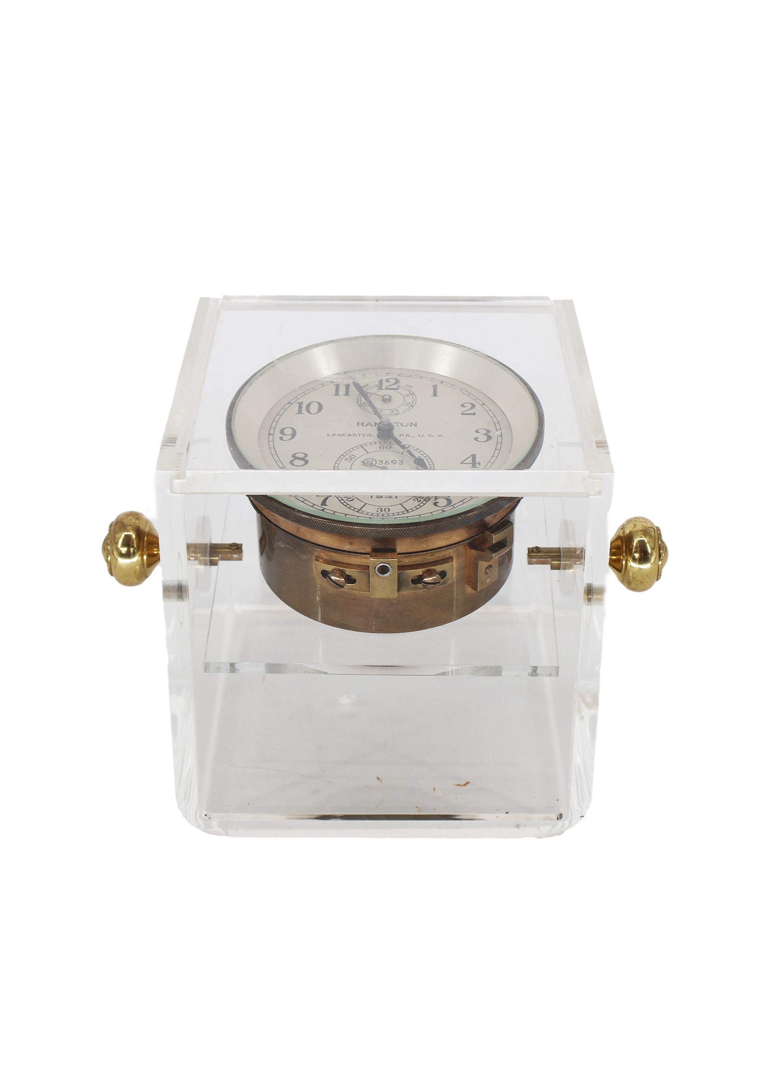 Hamilton Chronometer In Lucite Case (1 of 2)