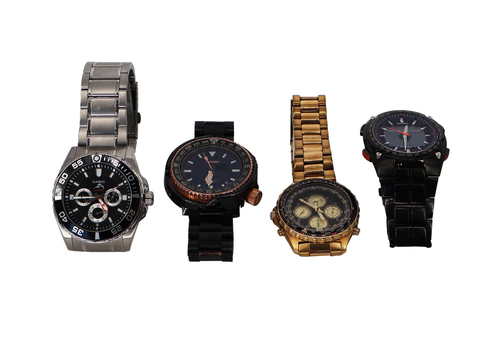 4pc Seiko Mens Watches (1 of 5)