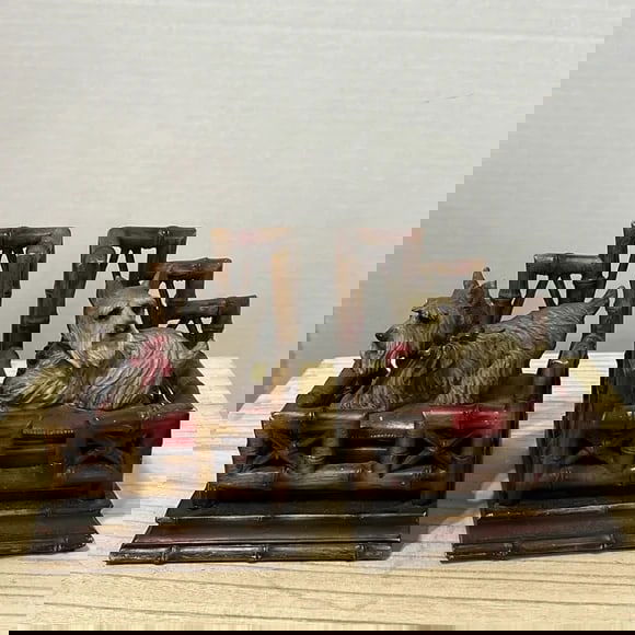 Vintage Dog Figurine Bookends (1 of 6)