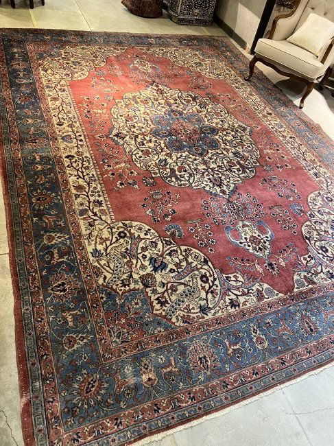 Old Hand-knotted Sparta Turkish Oriental Rug (1 of 6)