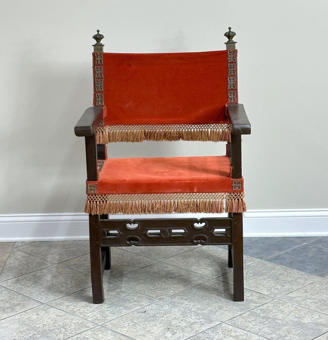 Spanish revival armchair (1 of 4)