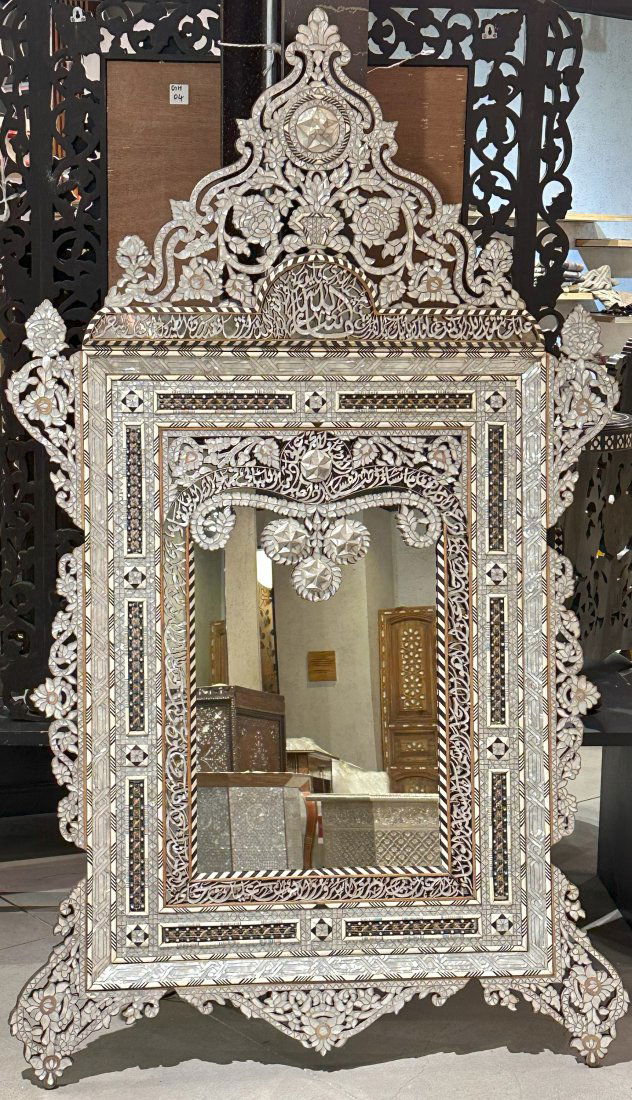 Mother of Pearl inlay mirror (1 of 5)