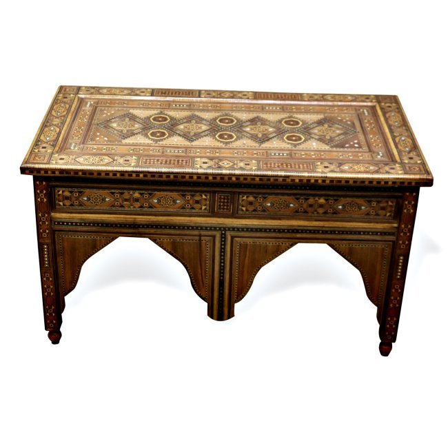 Mother Of Pearl Mosaic Middle Eastern Coffee Table or side table (1 of 3)