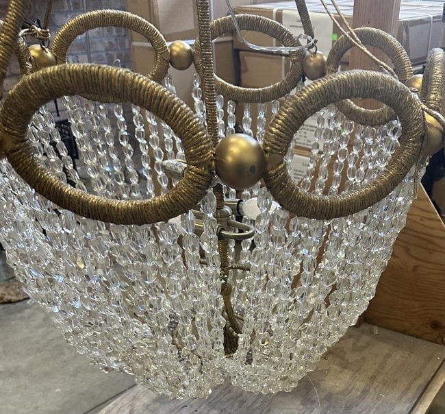 Ro Sham Beaux Fiona 26-Inch Crystal Beaded Chandelier (1 of 4)