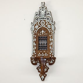 Ottoman, Syrian Wall Shelf, Kavukluk with Mother of Pearl Inlay