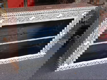 Natural Bone Inlay Cabinet Sideboard