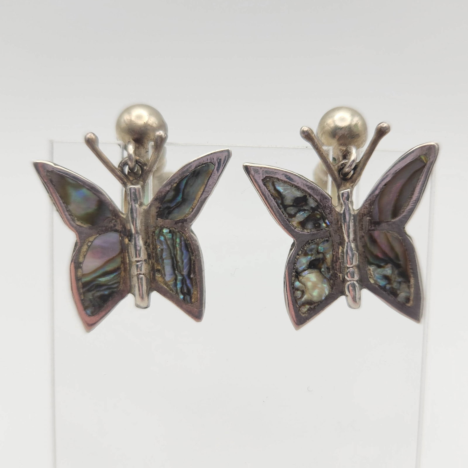 RBR Mexico Abalone Butterfly Earrings 5.4G (1 of 4)
