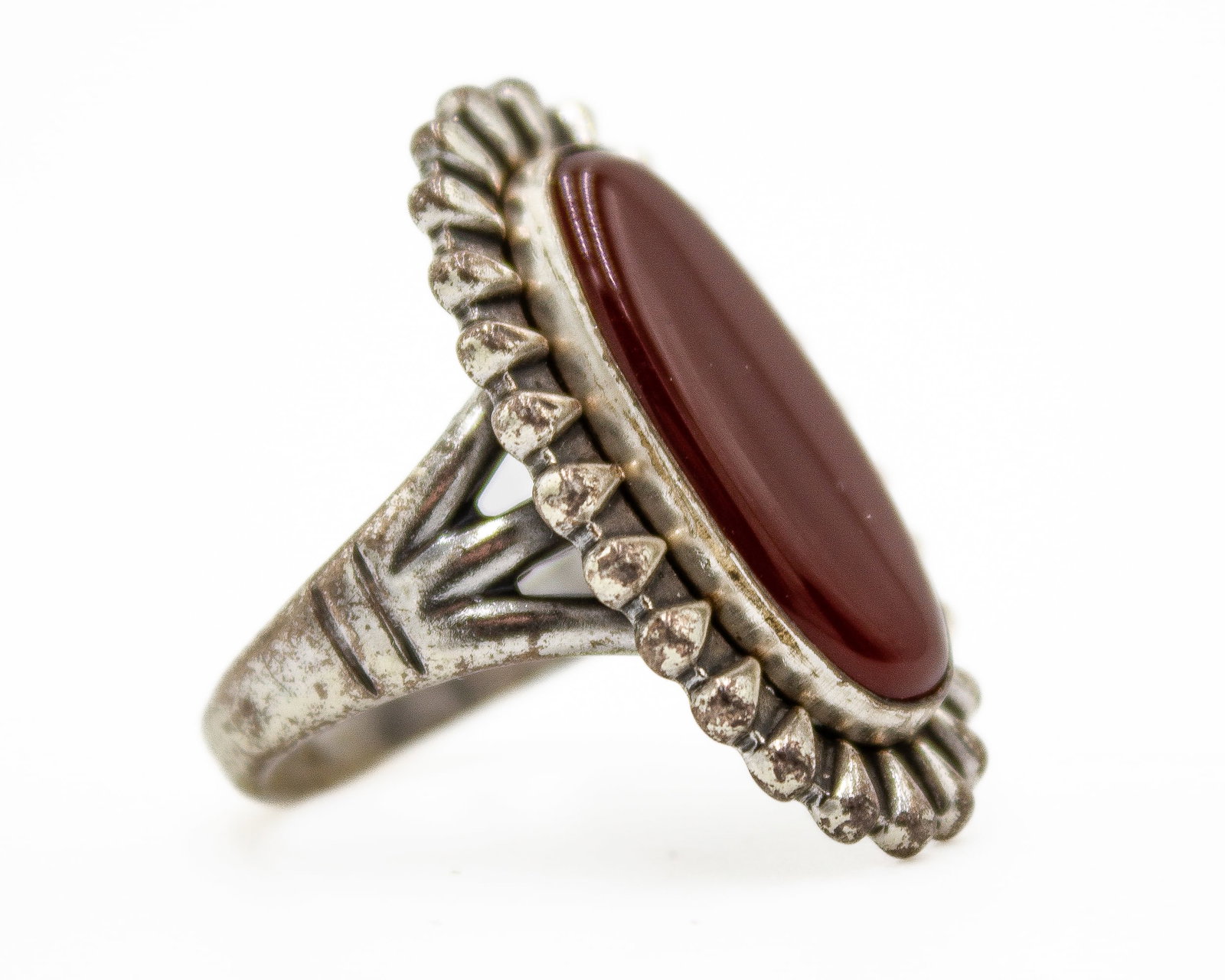 Sterling Carnelian Bell Trading Company Ring Size 6: Sterling Carnelian Bell Trading Company Ring Size 6 7.5g