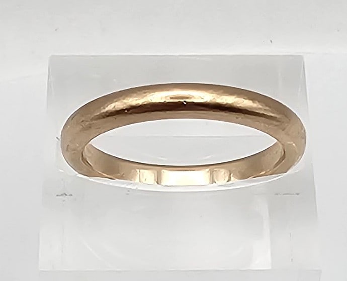 S 14K Gold Wedding Ring Size 6.5 3.5 G: S 14K gold wedding ring size 6.5 3.5 g