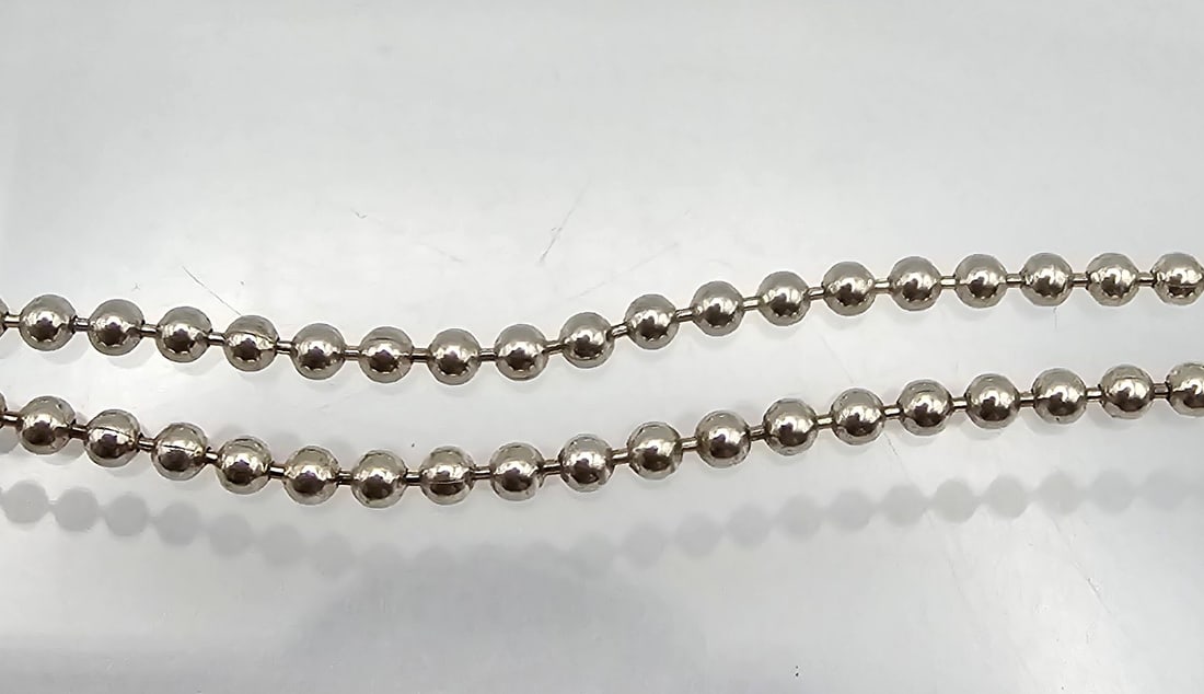 Sterling Silver Ball Chain Bracelet 4 G (1 of 3)