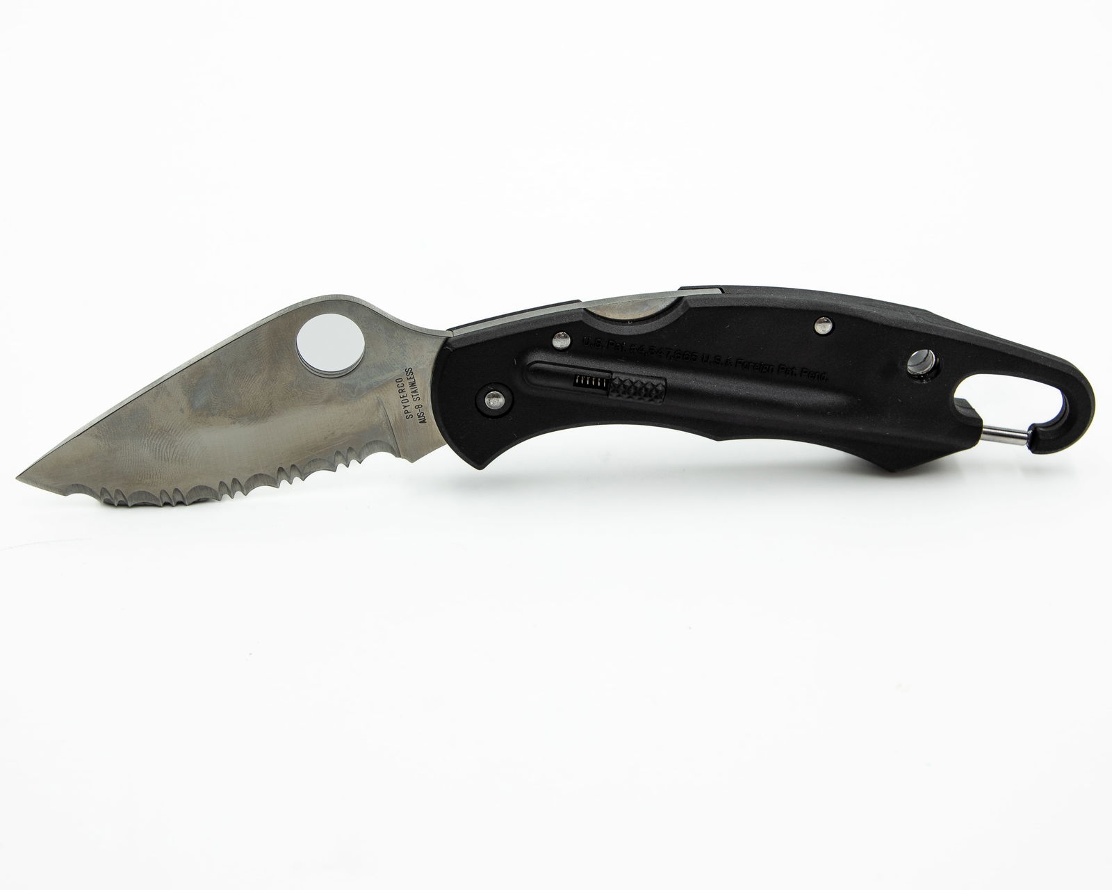 Spyderco C30SBK Remote Release Knife Like New Condition (1 of 3)